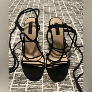 F21 Strappy High Heels